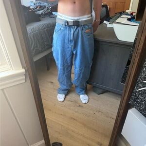 empyre; blue baggy jeans